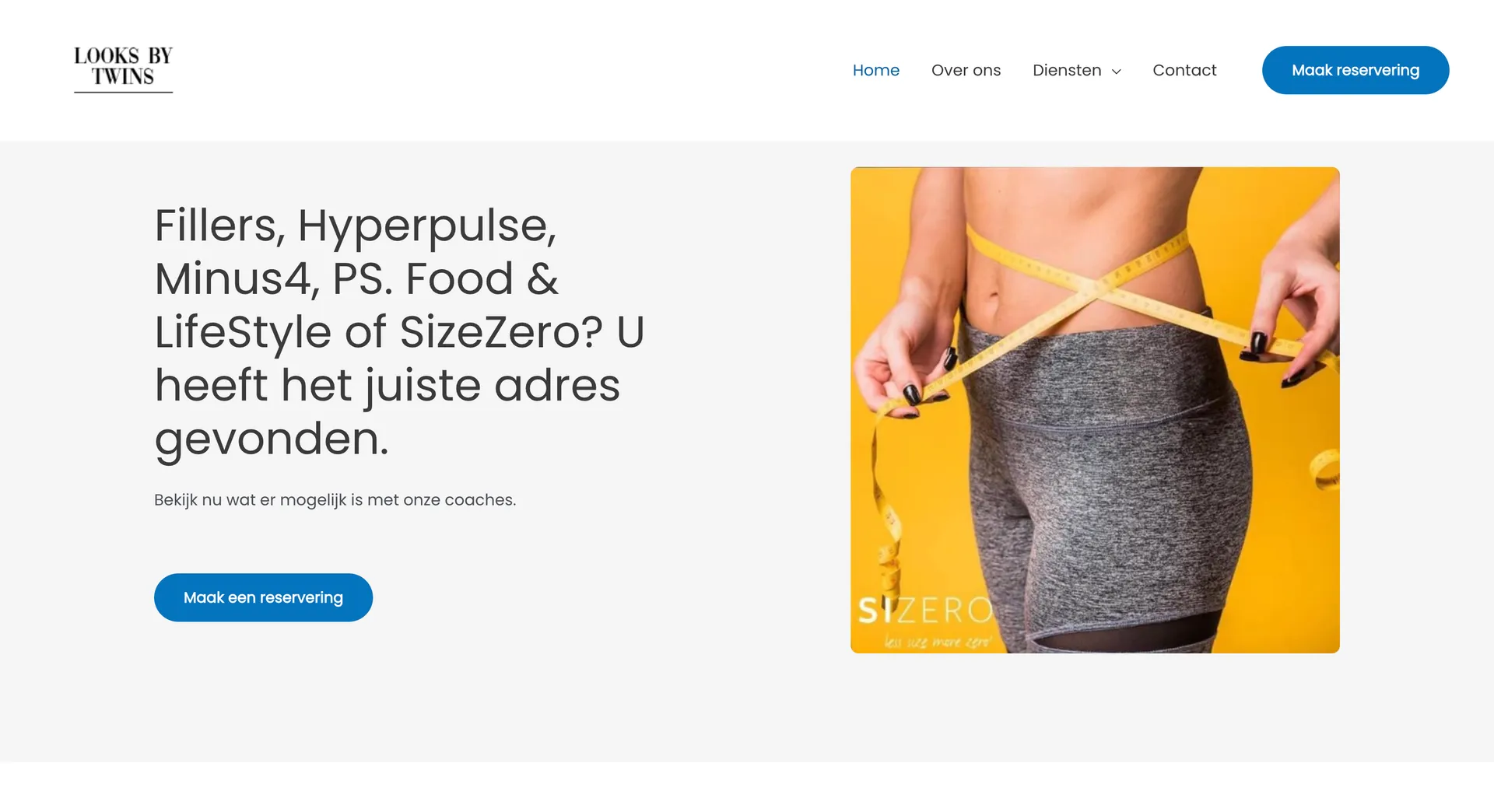 LooksByTwins website | Strijx